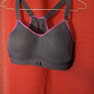 Under Armour Navy and Purple Sports Bra